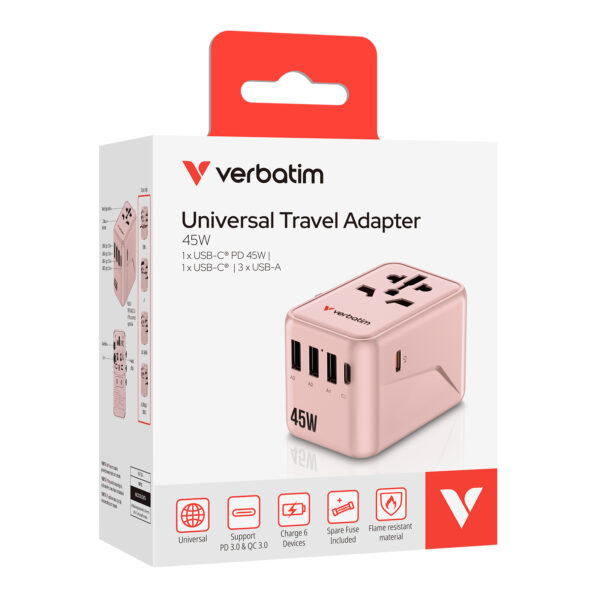 5 Port 45W Universal Travel Adapter (UTA-08) - Image 4