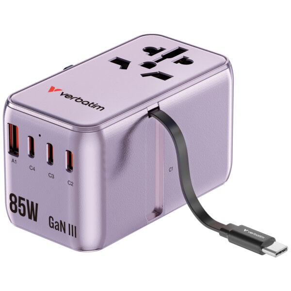 Charge 'n' Travel Adapter 85W Retractable Cable (CNT-02) - Image 3