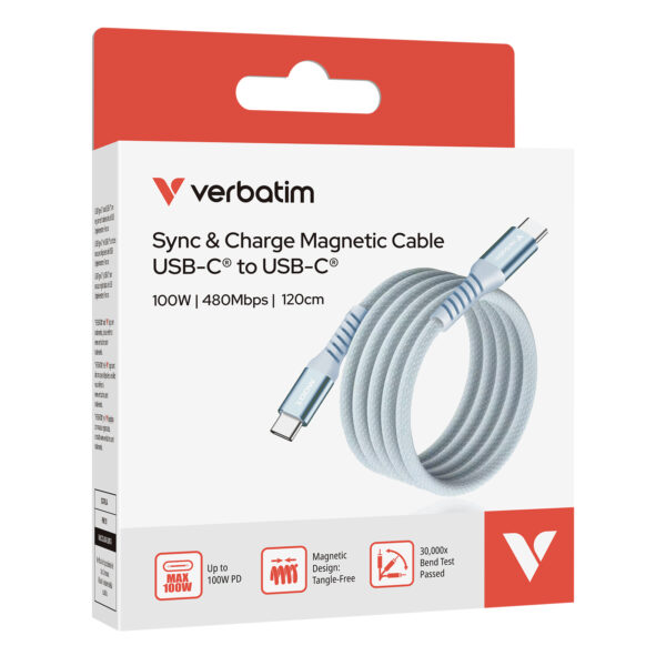 Sync & Charge 100W Magnetic Cable USB-C to USB-C (SCC2-CCM100) - Image 8