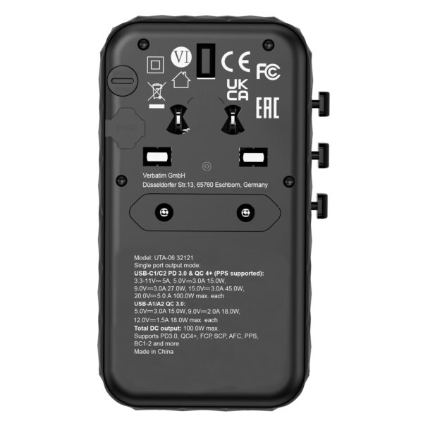 GaN III 100W Universal Travel Adapter (UTA-06) - Image 10