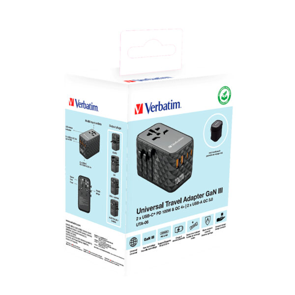 GaN III 100W Universal Travel Adapter (UTA-06) - Image 12