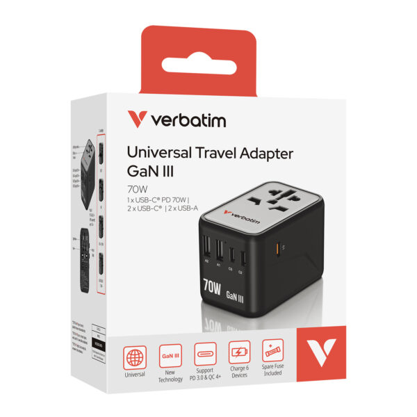 GaN III 70W Universal Travel Adapter (UTA-09) - Image 4
