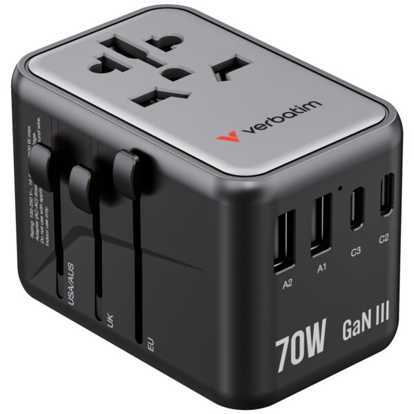 GaN III 70W Universal Travel Adapter (UTA-09) - Image 2