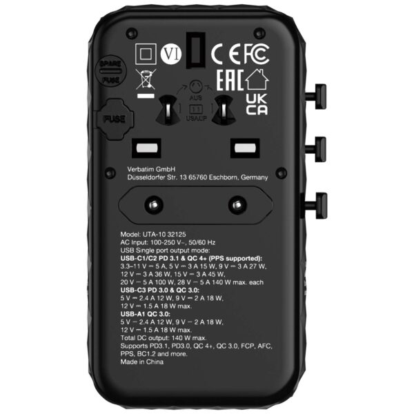 GaN III 140W Universal Travel Adapter (UTA-10) - Image 4