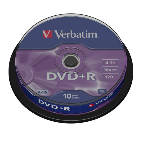DVD+R 16X 4.7GB (10 Pack Spindle)