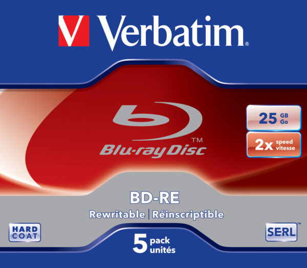 BD-RE SL 2X 25GB (5 Pack Jewel Case) - Image 2
