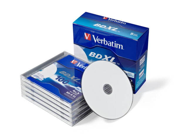 BD-R XL 4X 100GB Wide Inkjet Printable (5 Pack Jewel Case) - Image 3