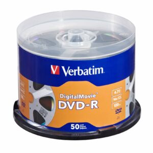 DVD-R 4.7GB 16X DigitalMovie 50pk Spindle