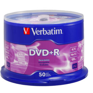 DVD+R 16X 4.7GB (50 Pack Spindle)