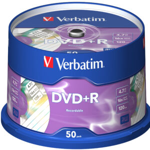 DVD+R 16X 4.7GB (50 Pack Spindle)