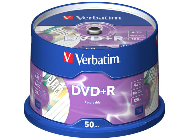 DVD+R 16X 4.7GB (50 Pack Spindle)