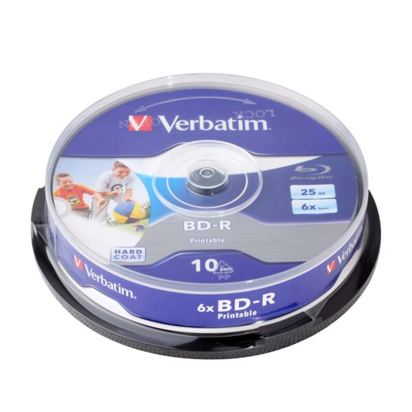 BD-R 25GB 6X Wide Inkjet Printable