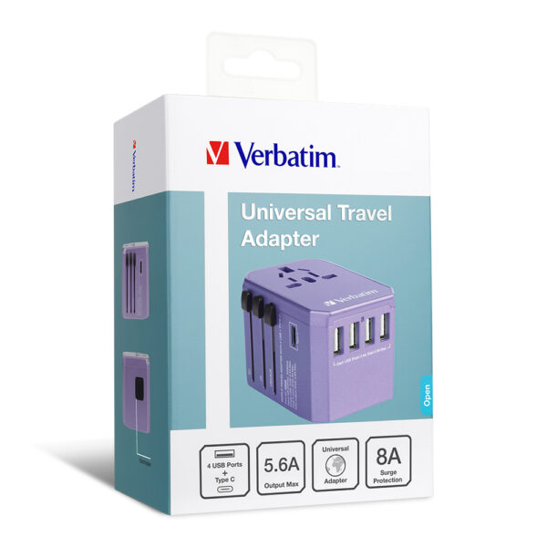 5 Port 5.6A Universal Travel Adapter - Image 4