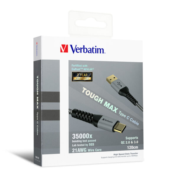 Tough Max Type C to USB-A Cable - Image 3