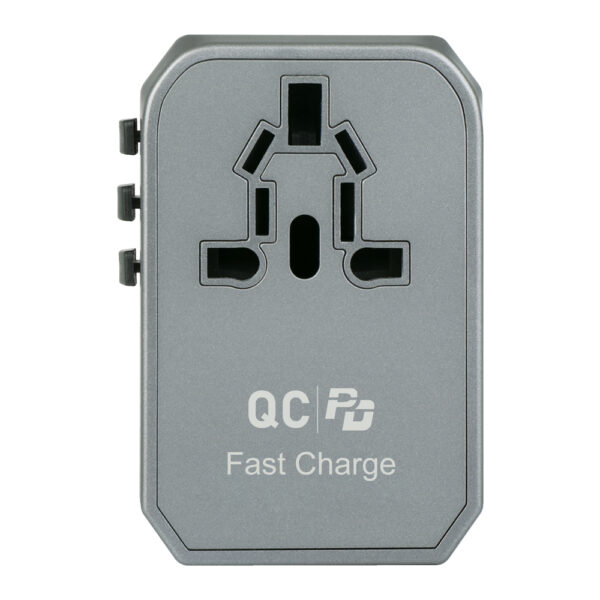 4 Port 45W PD & QC Universal Travel Adapter - Image 4