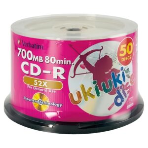 CD-R 700MB 52X UKIUKI Angel 50pk Spindle
