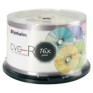 DVD-R 4.7GB 16X SAKURA COLOR 50pk Spindle