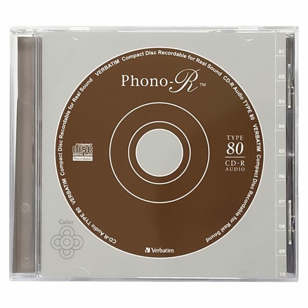 CD-R AUDIO 80min Phone-R 5 Colors 5pk Jewel Case - Image 14