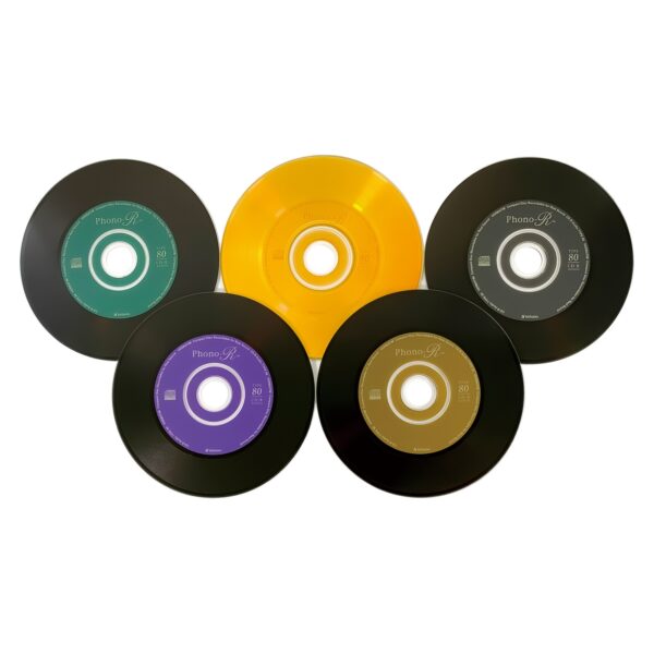 CD-R AUDIO 80min Phone-R 5 Colors 5pk Jewel Case - Image 15