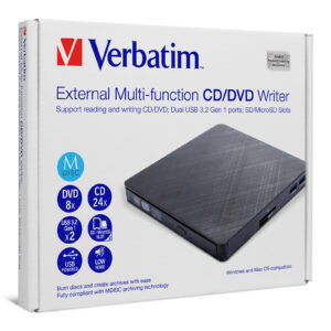 External Mobile Multi-Function CD/DVD Writer, USB 3.2 Gen1
