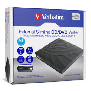 External Slimline CD/DVD Writer (USB 3.2 Gen 1)