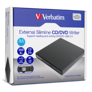 External Slimline CD/DVD Writer (USB 2.0)