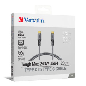 Tough Max 240W USB4 Type C to Type C Cable
