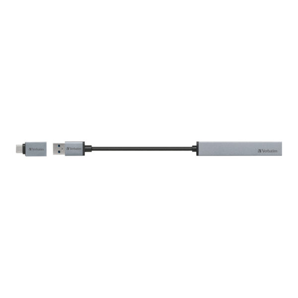 4-in-1 USB 3.2 Gen 1 Hub with Type C Adaptor - 图片 2