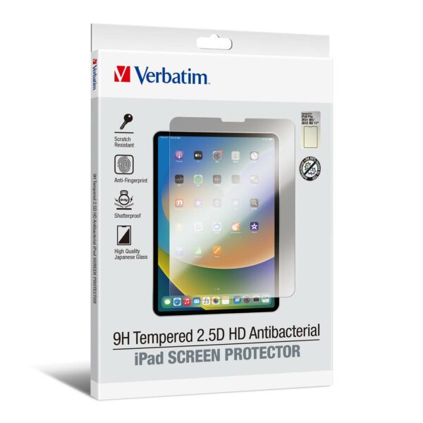 (iPad Series) 9H Tempered 2.5D HD Antibacterial iPad Screen Protector