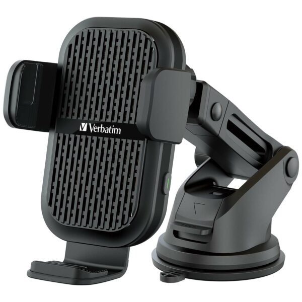 15W Dual Coil Wireless Charging Car Mount with Cooling Fan