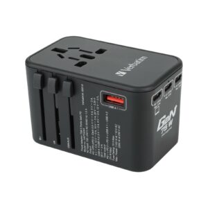 5 Port 75W PD 3.0 & QC 3.0 GaN Universal Travel Adaptor