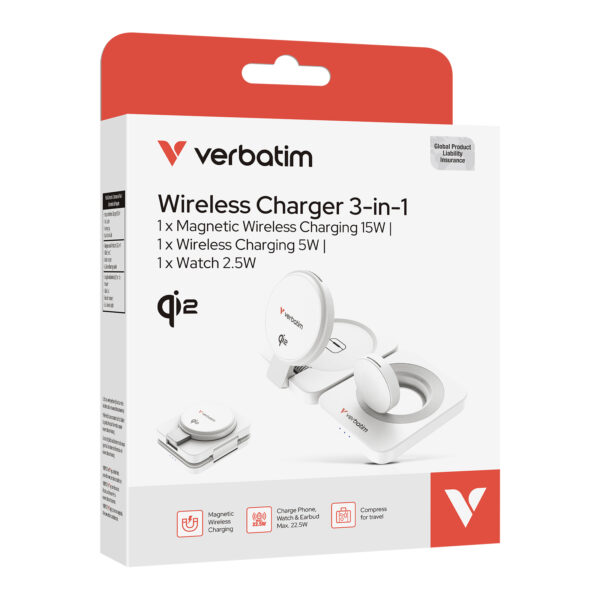 3-in-1 Qi2 Wireless Charger (WCDQi201) - Image 7