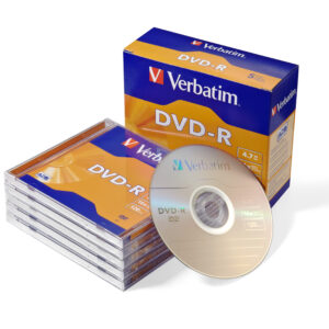 DVD-R 16X 4.7GB (5 Pack Jewel Case)
