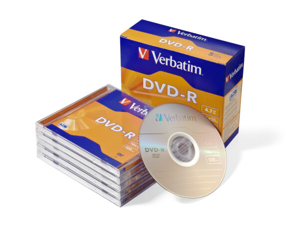 DVD-R 16X 4.7GB (5 Pack Jewel Case)