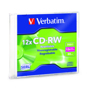 CD-RW 12X 700MB (20 Pack Jewel Case)