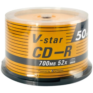 V-star CD-R 52X 700MB (50 Pack Spindle)
