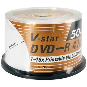 V-star DVD-R 16X 4.7GB (50 Pack Spindle)