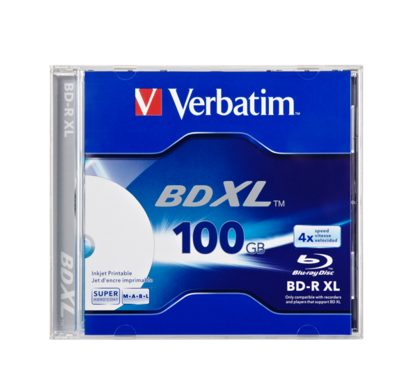 BD-R XL 4X 100GB Wide Inkjet Printable (5 Pack Jewel Case) - Image 4